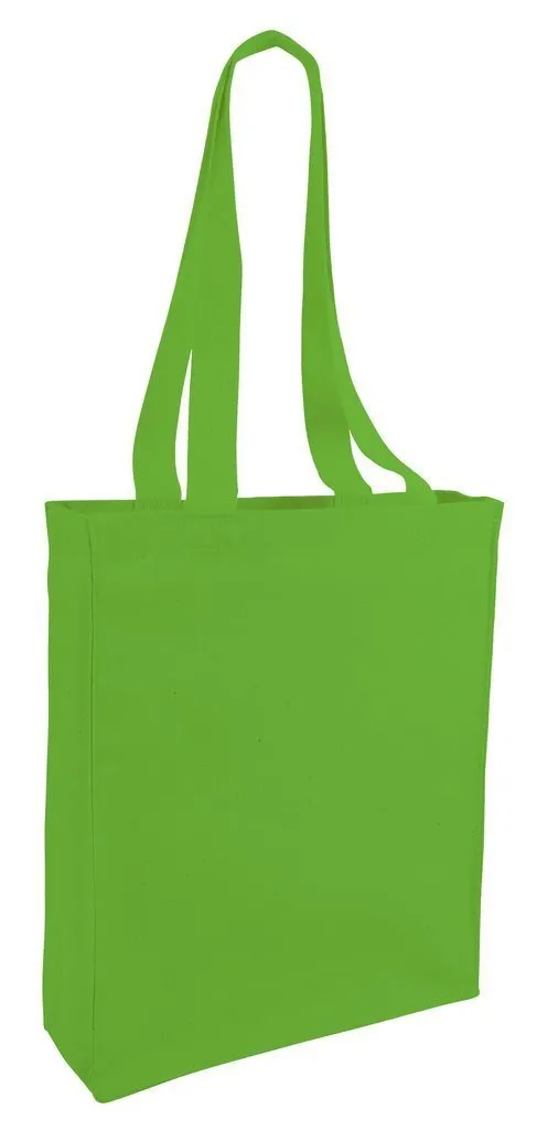 SET OF 100 CHEAP CANVAS TOTE BAG / BOOK BAG WITH GUSSET