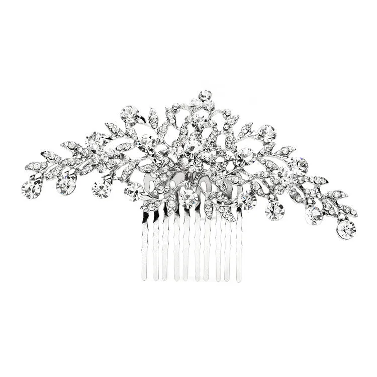 Shimmer Leaves Hair Comb