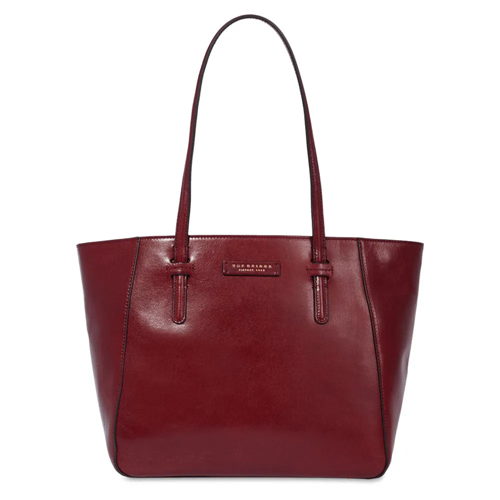 Shopping Bag Donna THE BRIDGE linea Diana in Pelle Bordeaux