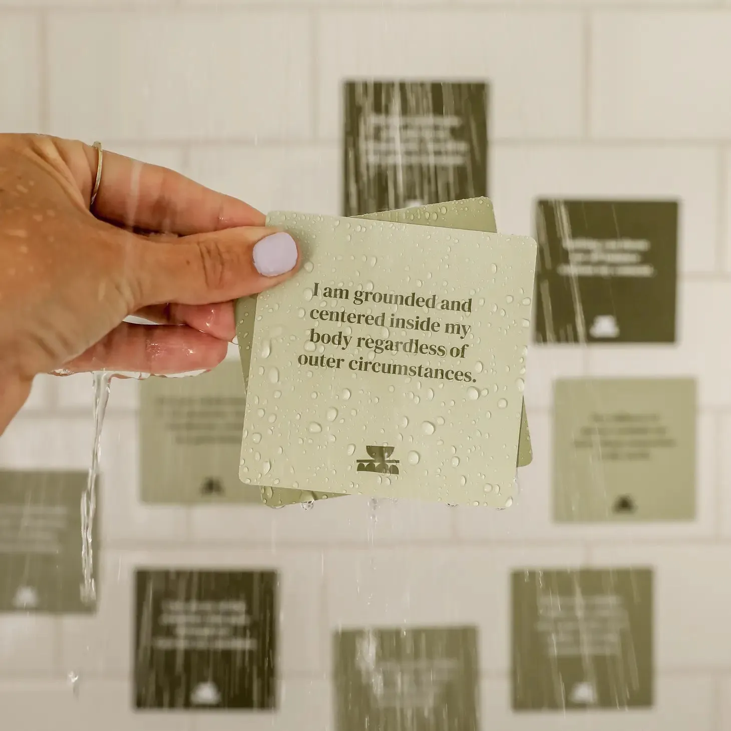 Shower Affirmation Cards