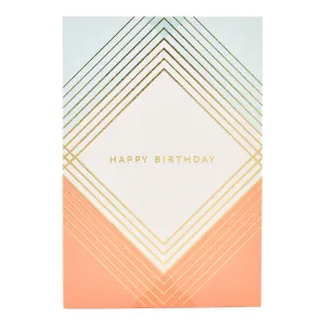 Signature Studio Birthday Card - Gorgeous Geometric