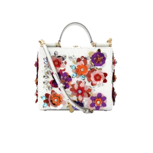 Small Sicily Rhinestone Shopping Bag