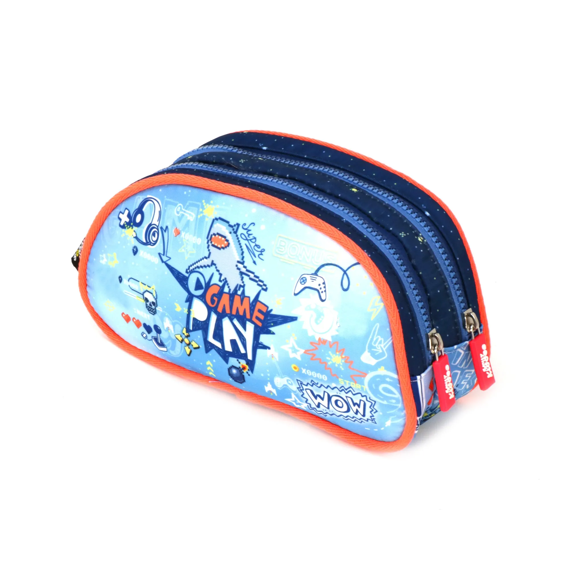 Smily Kiddos Sea Shark Double Compartment Pencil Pouch