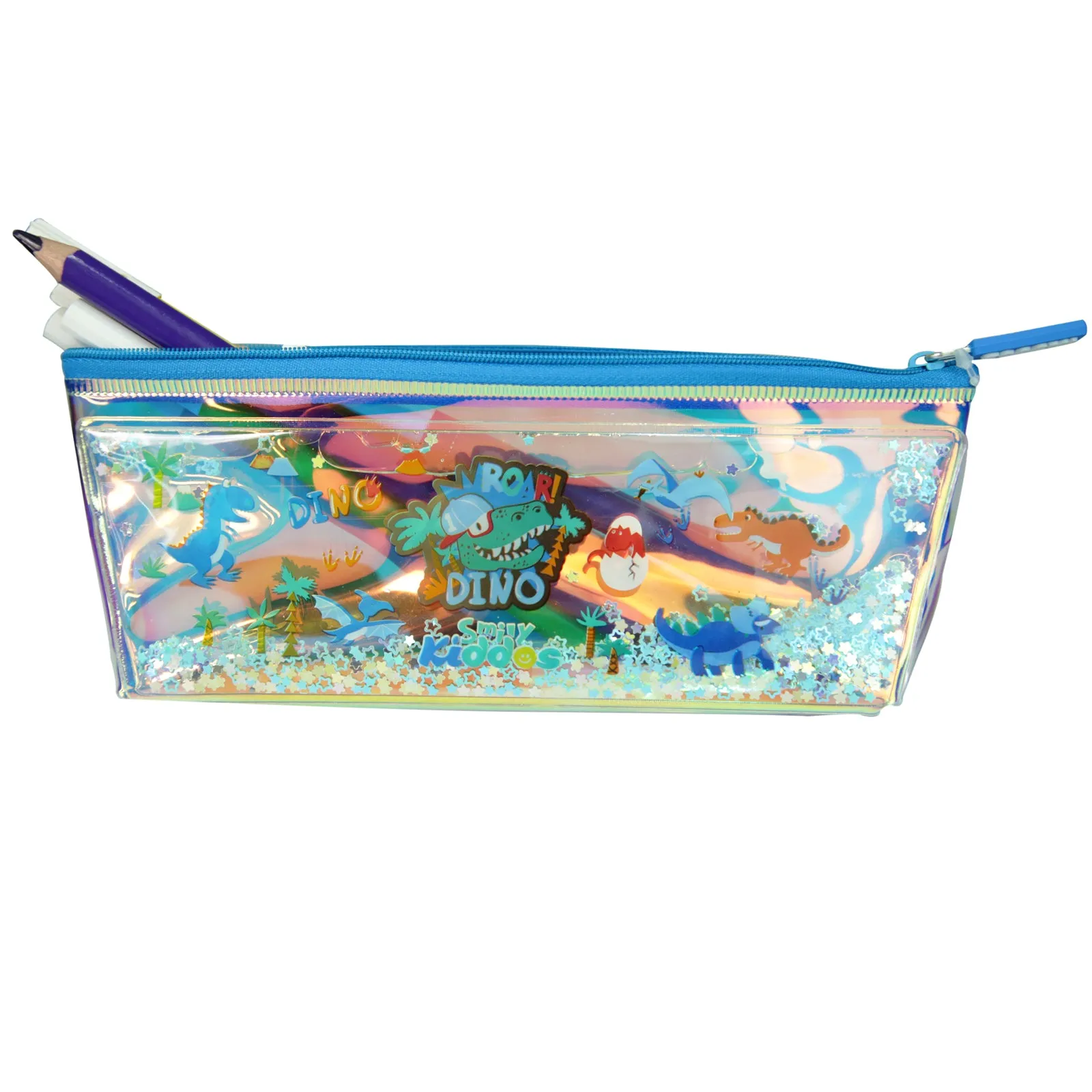 Smily shiny pencil case - Dino SK11003098