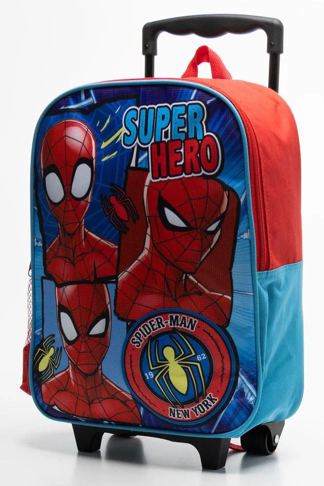 Spider-Man Trolley Bag Blue & Red