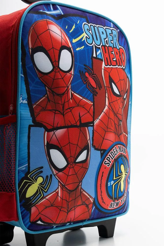 Spider-Man Trolley Bag Blue & Red