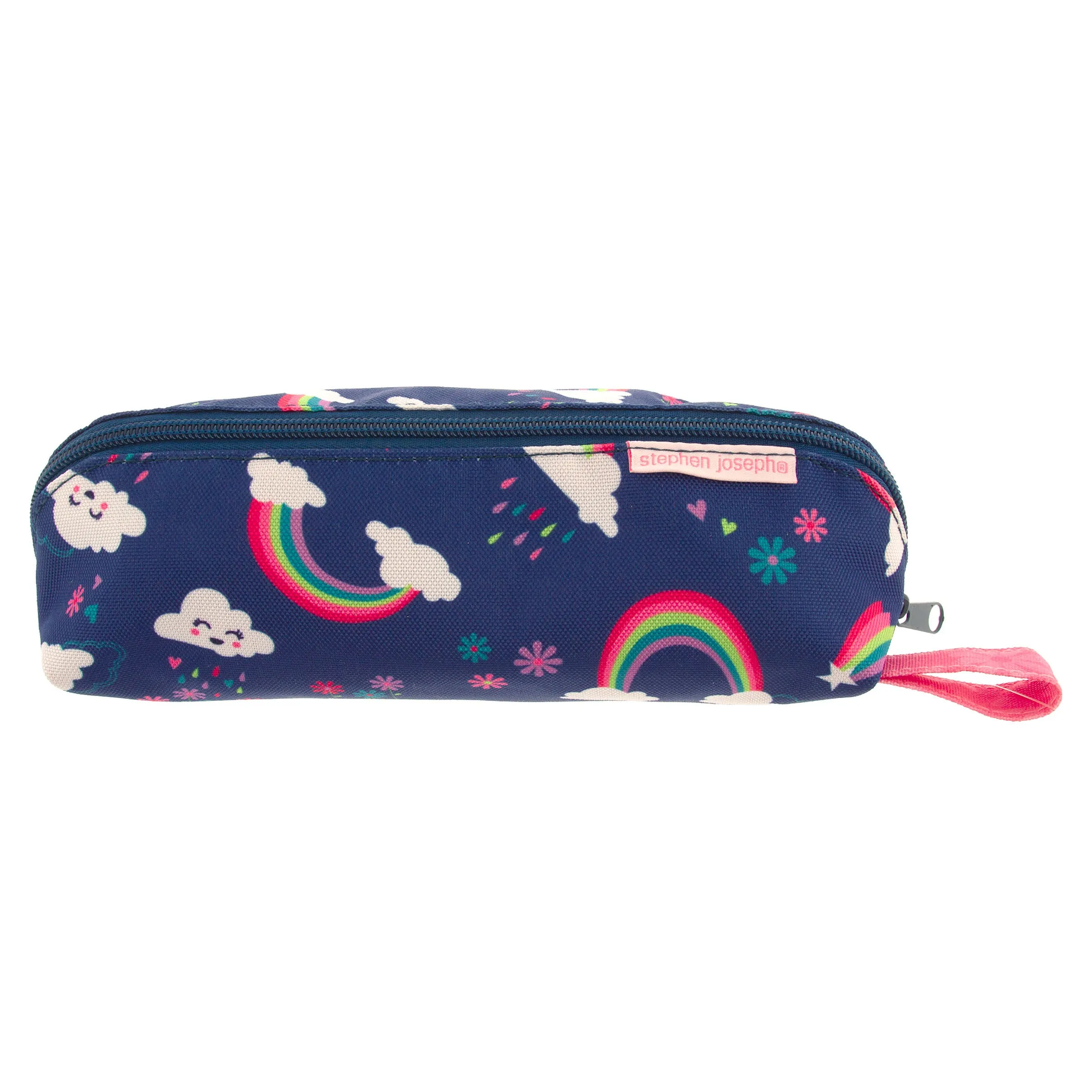 Stephen Joseph All Over Print Pencil Pouch, Rainbow