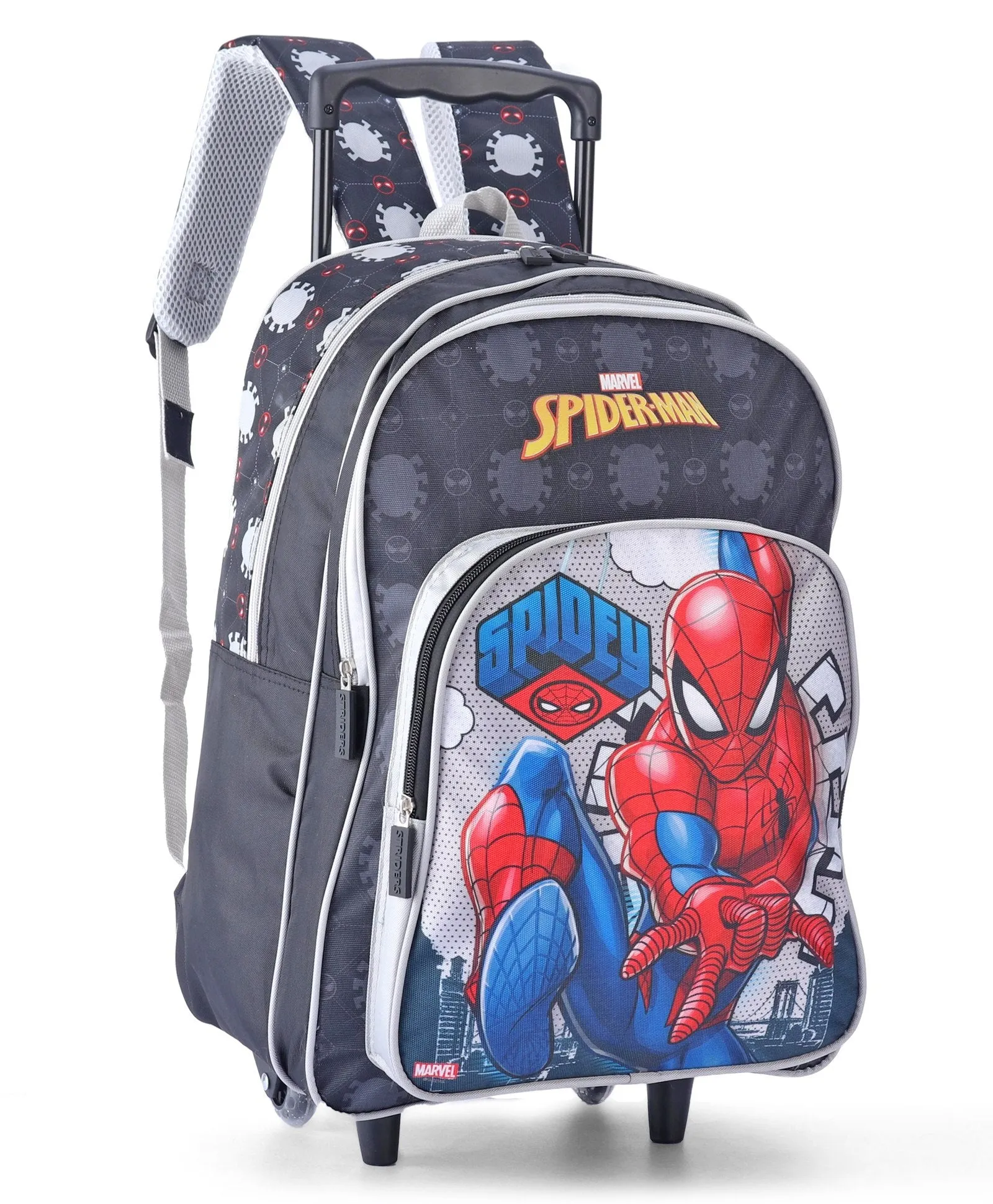 Striders-Spiderman School Bag 46cm Trolley- MVL099