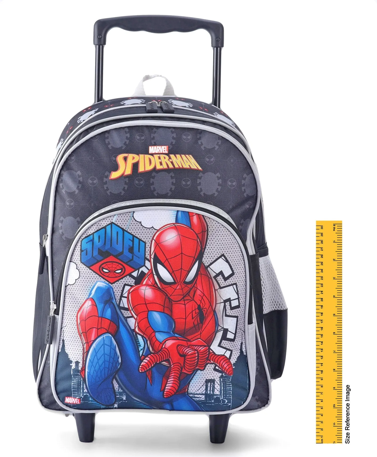 Striders-Spiderman School Bag 46cm Trolley- MVL099