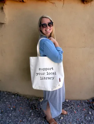 Support Your Local Library Tote Bag