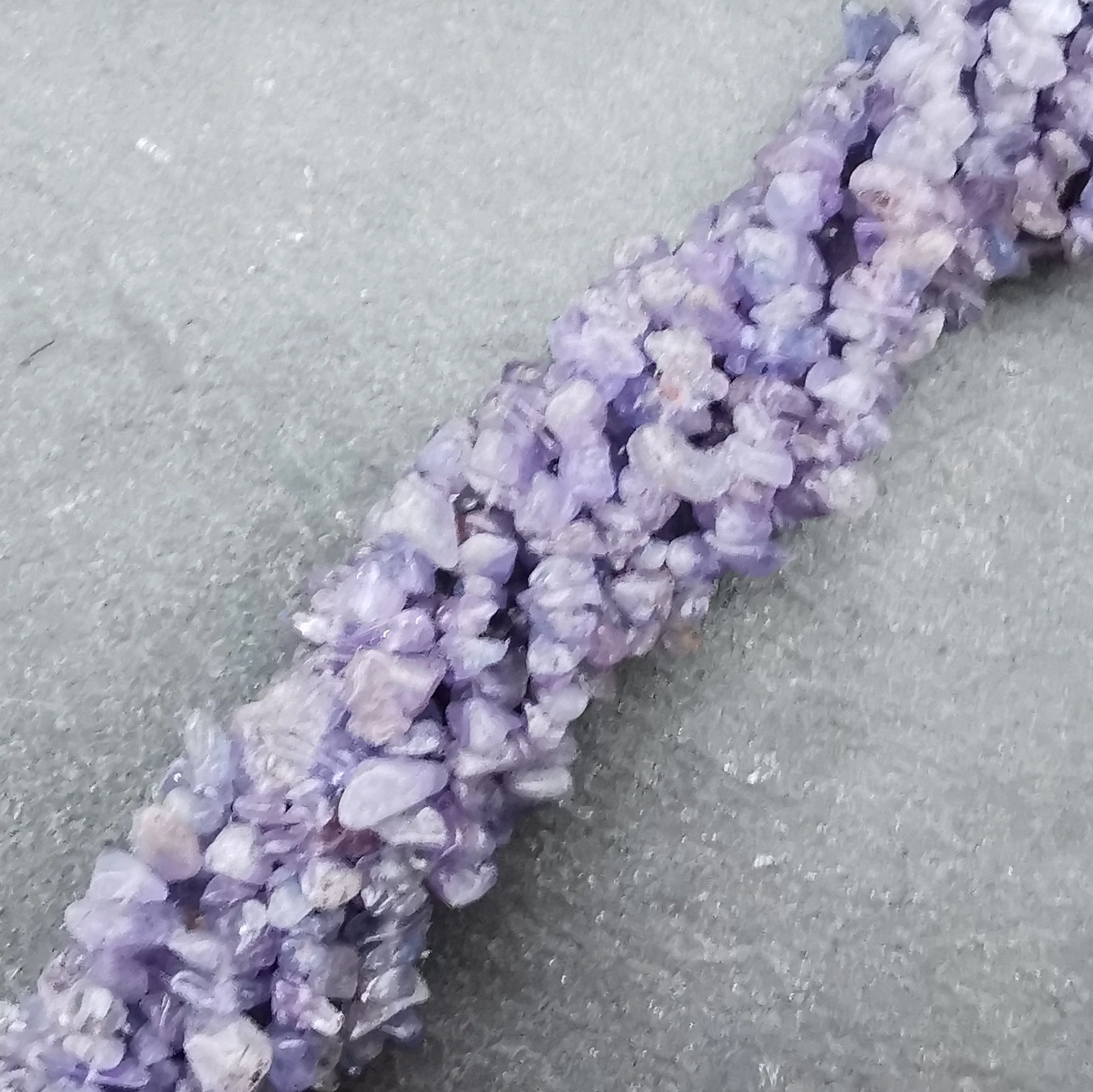 Tanzanite Chip Beads 35" Strand