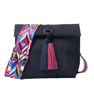 Tassel Decor Crossbody Bag