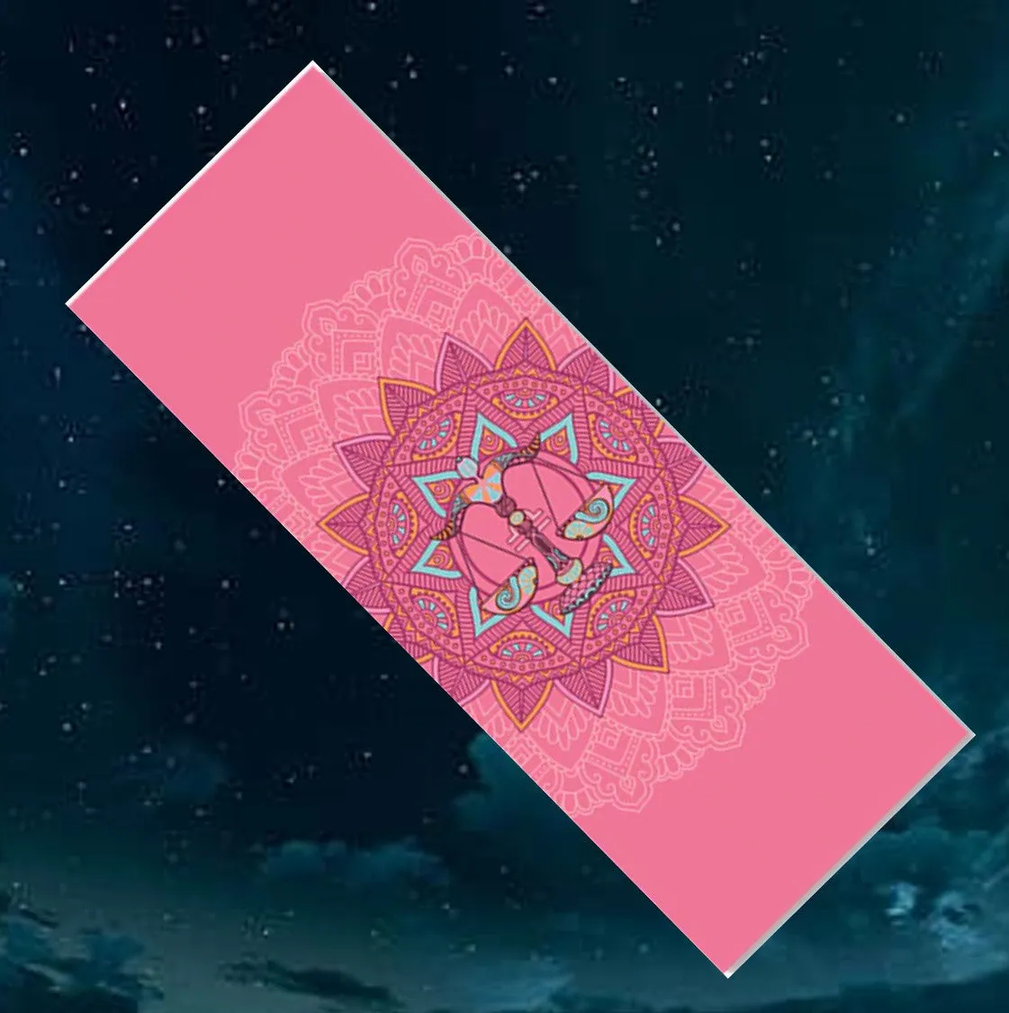 Taurus: Yoga Mat for Zodiac Lovers. Personalized Sun Sign Pilates mat. Extra thick, Non Slip. WickedYo.