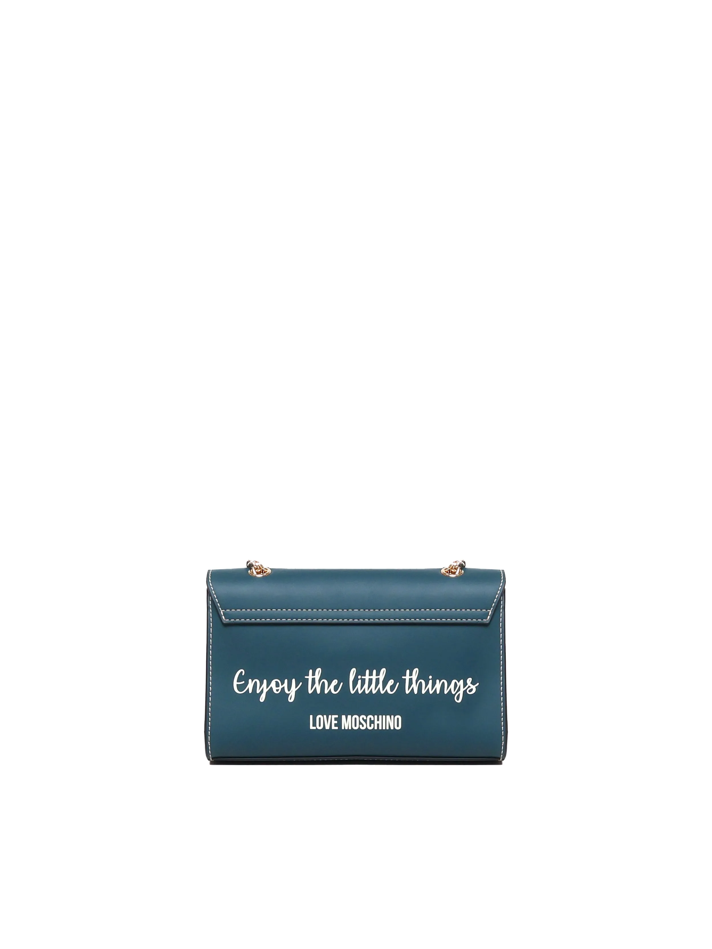 Teal Eco-leather Shoulder Bag