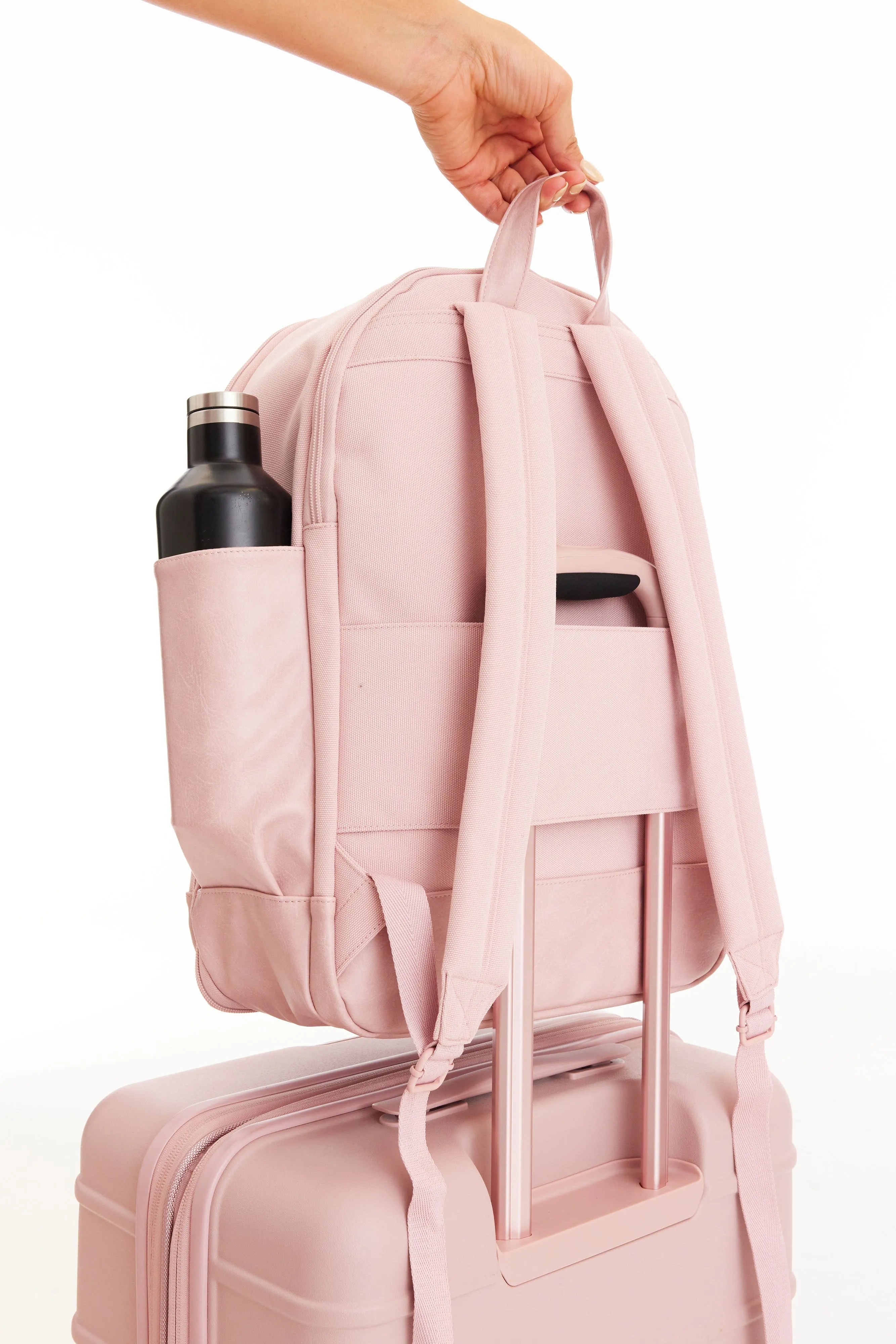 The Backpack in Atlas Pink