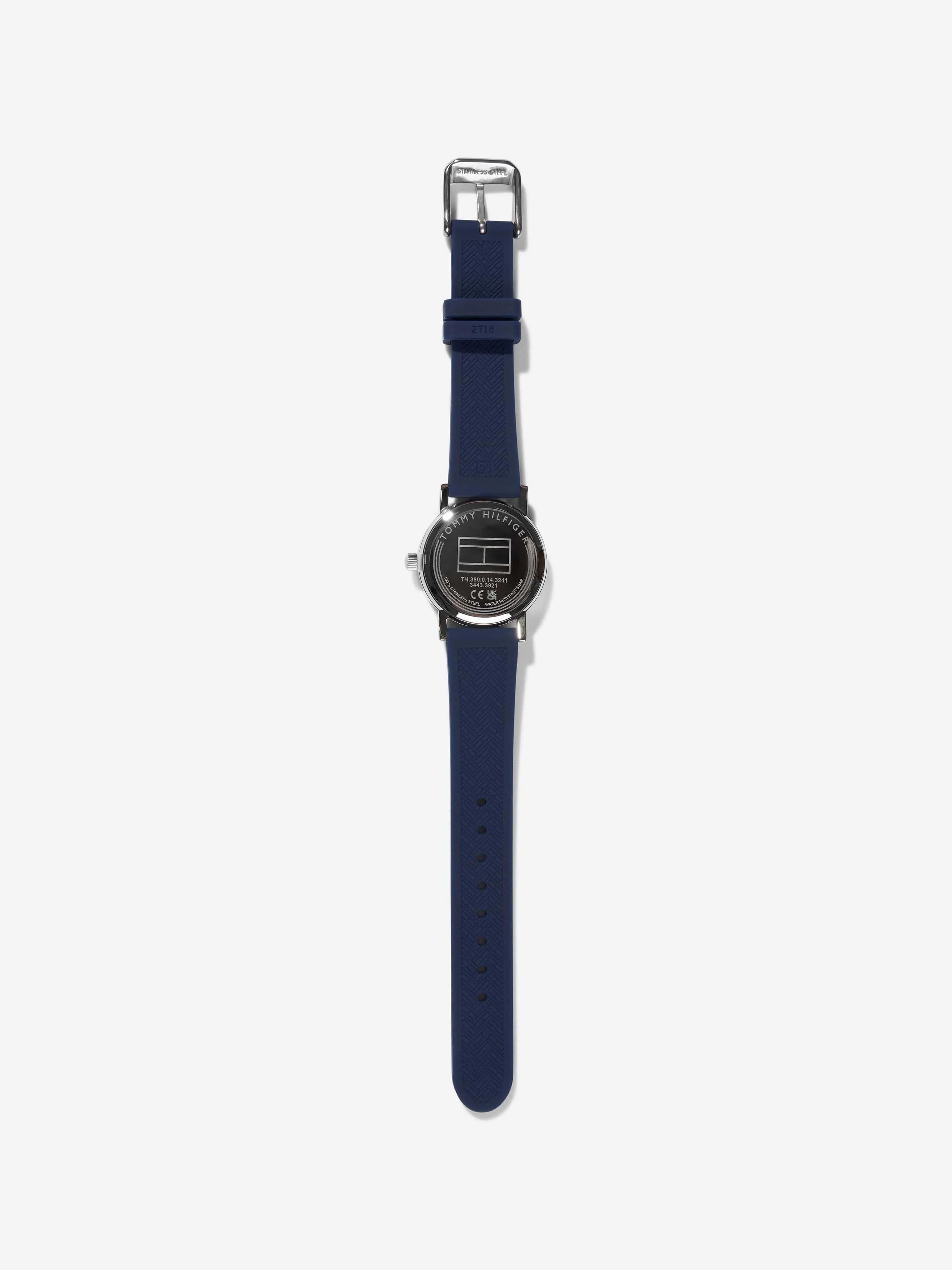 Tommy Hilfiger Boys TH Logo Watch in Navy (29mm)