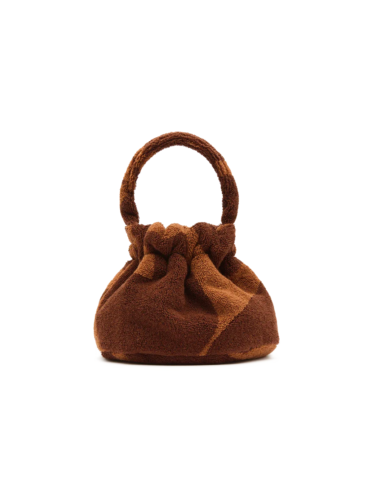 Towelling Bucket Bag -  Wave Umber