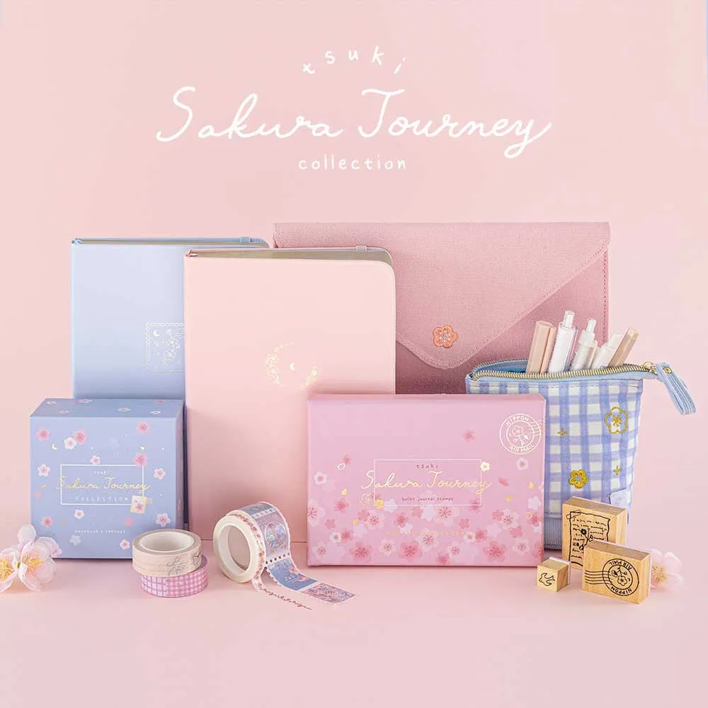 Tsuki ‘Sakura Journey’ Pop-Up Pencil Case ☾