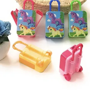 Unicorn Sharpener Eraser Suitcase | Pretty Trolley Bag Stationery for Kids