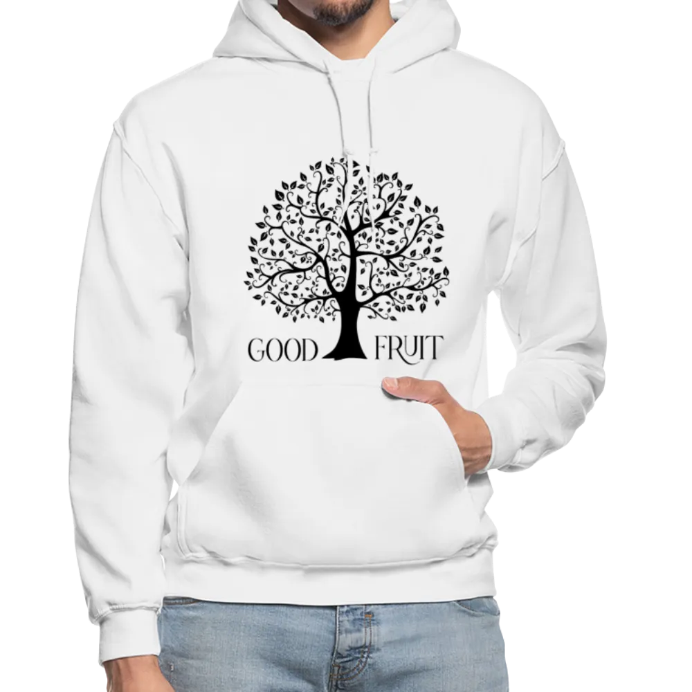 Uniquely You Mens Hoodie - Pullover Hooded Sweatshirt - Graphic/Good Fruit