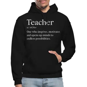 Uniquely You Mens Hoodie - Pullover Hooded Sweatshirt - Graphic/Teachers Inspire