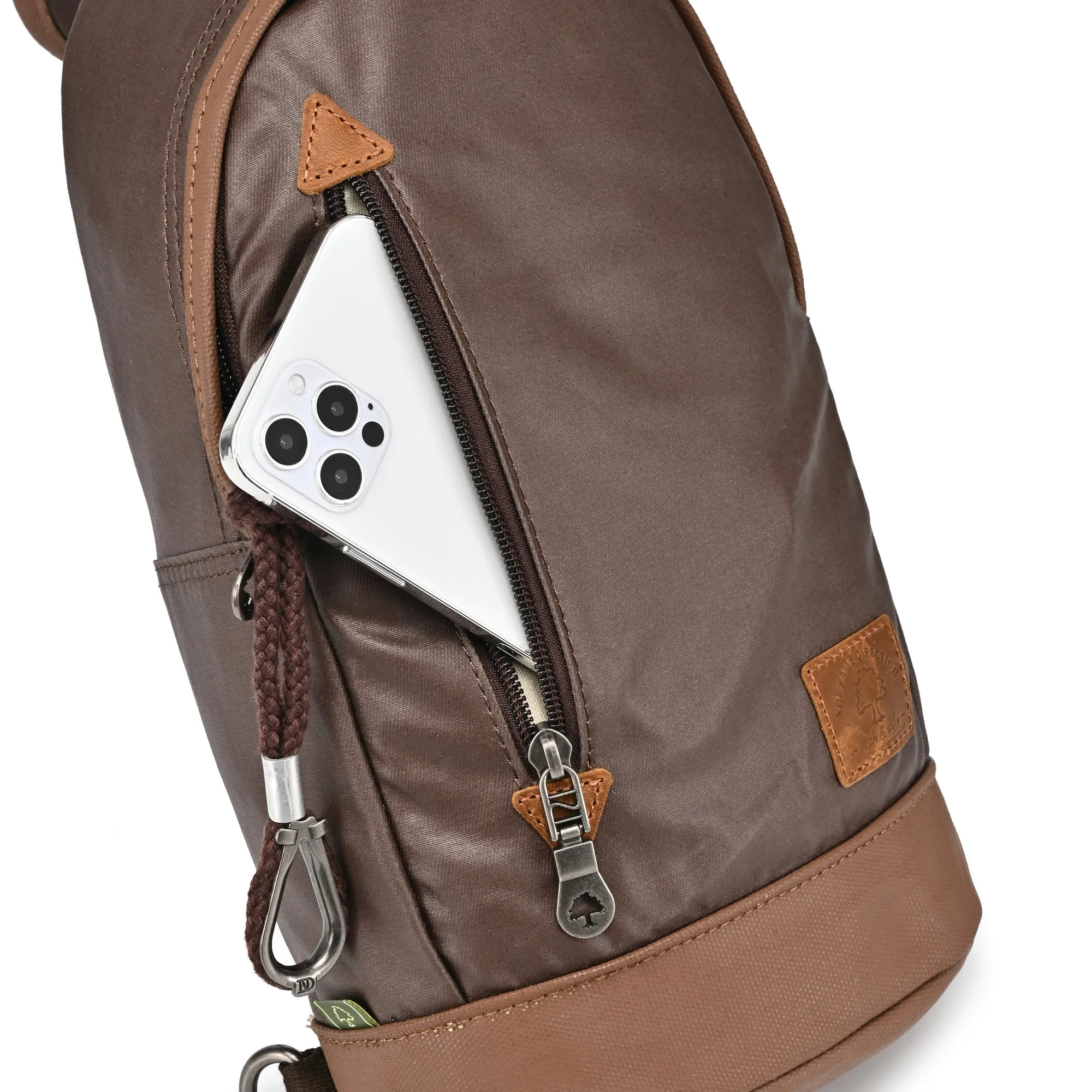 Urban Light Coated Canvas Sling Bag