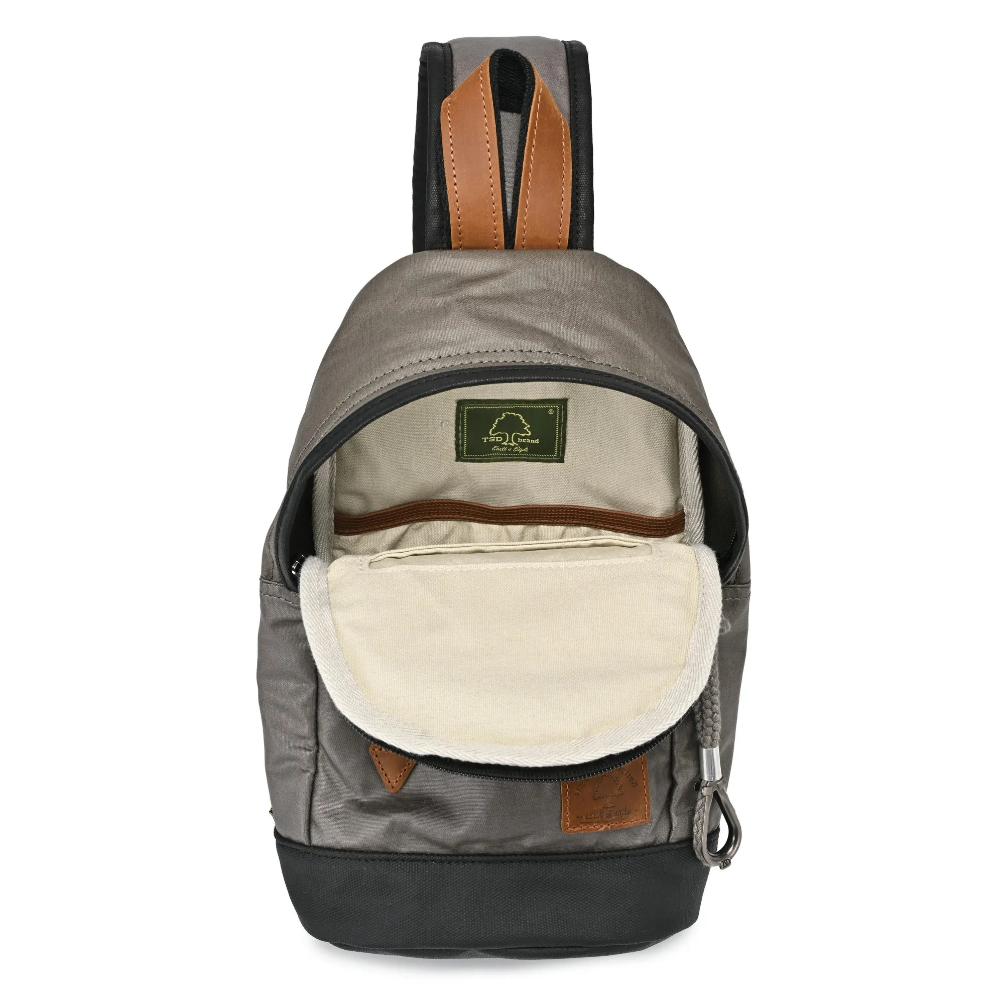 Urban Light Coated Canvas Sling Bag