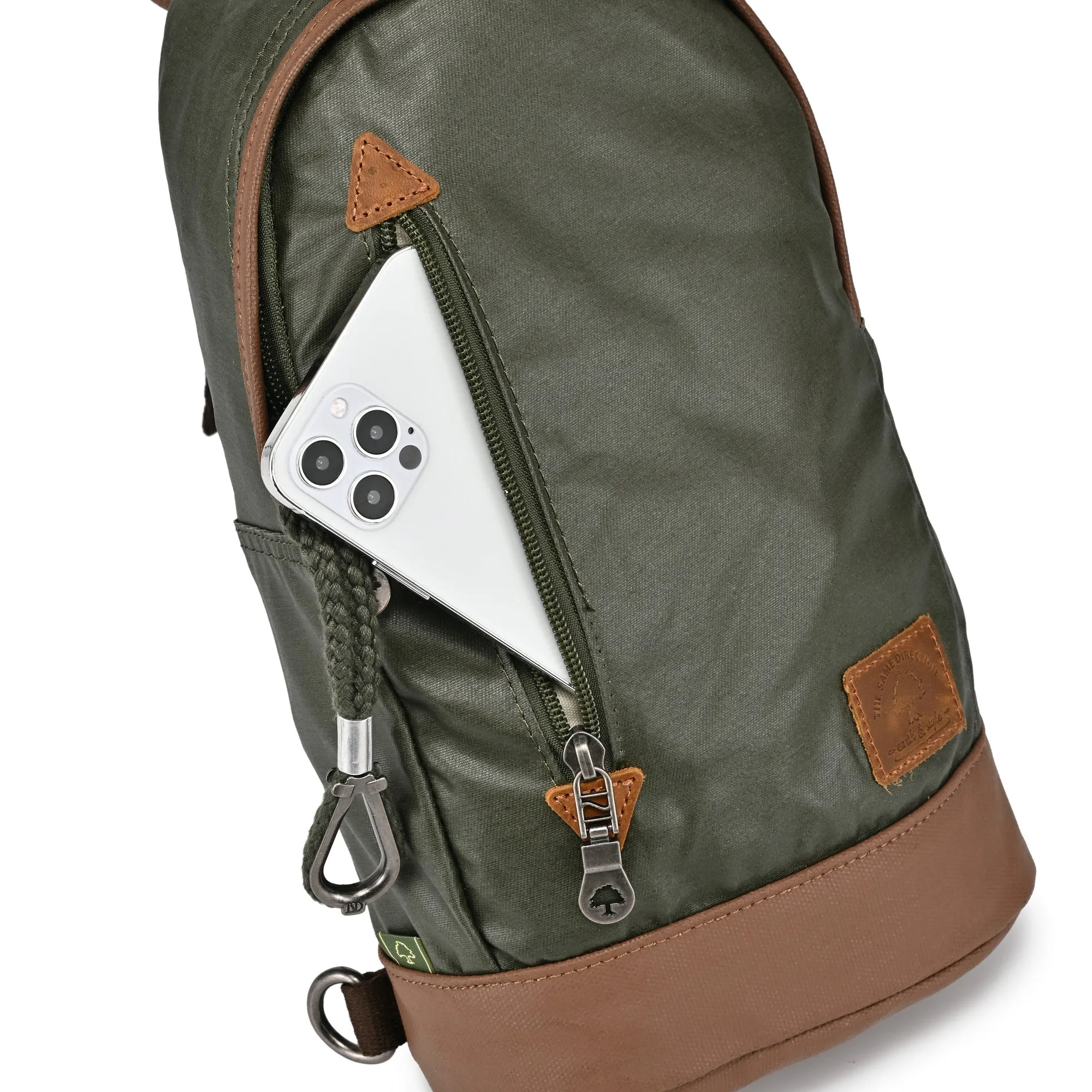 Urban Light Coated Canvas Sling Bag