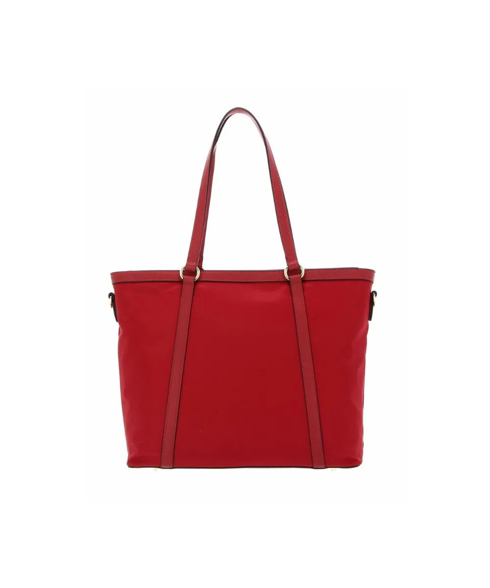 US POLO ASSN. WOMEN HOUSTON SHOPPING BAG NYLON IN DARK RED