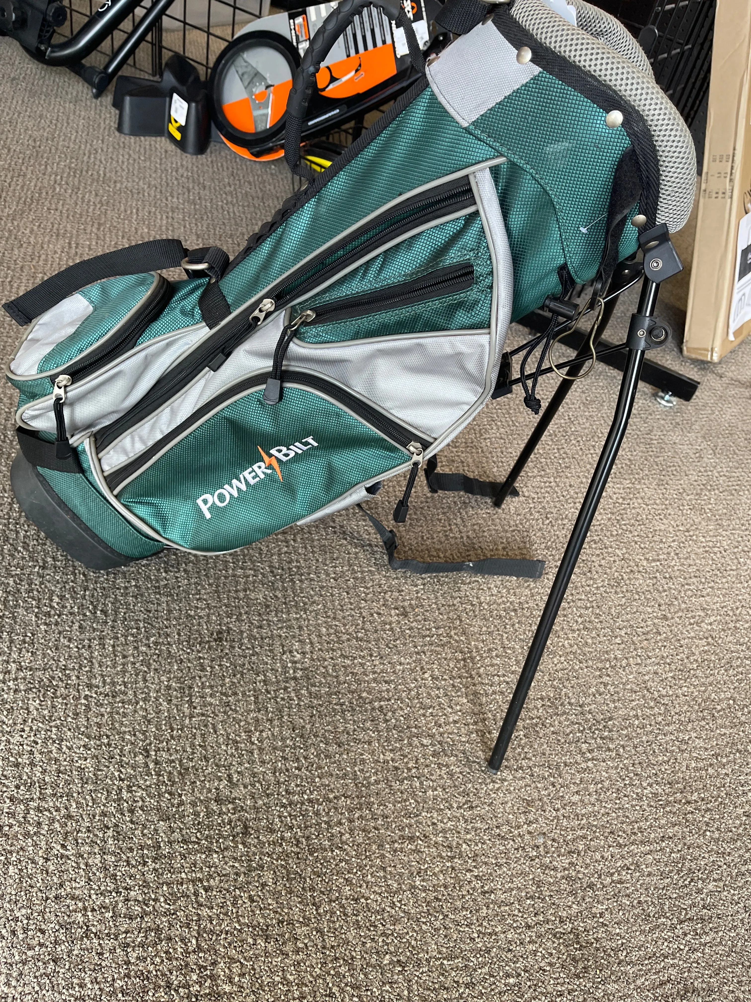 Used Powerbilt Kids Standing Golf Bag