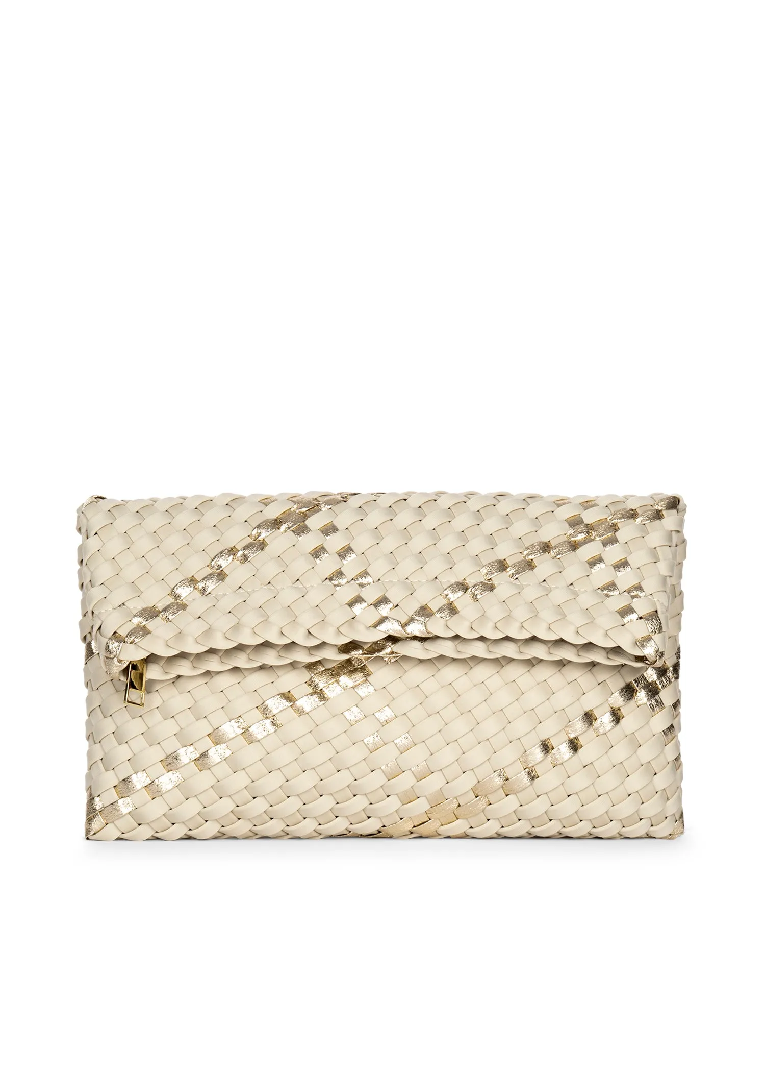 Val Buff Convertible Woven Crossbody