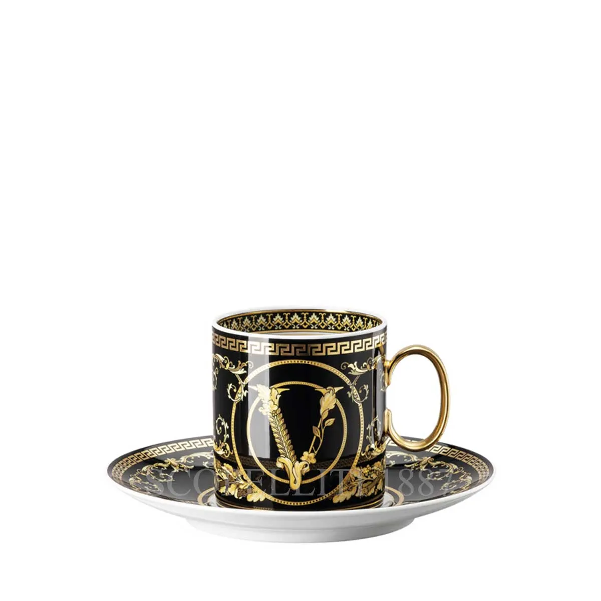 Versace Dinnerware Virtus Gala Black