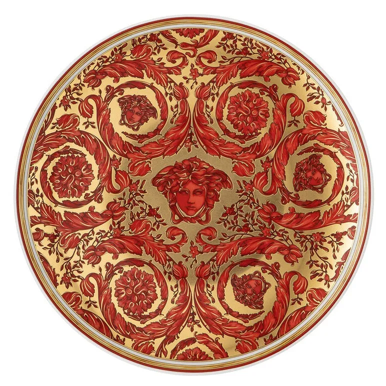 Versace Medusa Garland Red B&B Plate