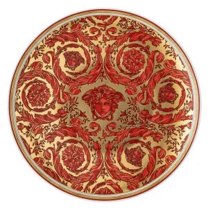 Versace Medusa Garland Red B&B Plate