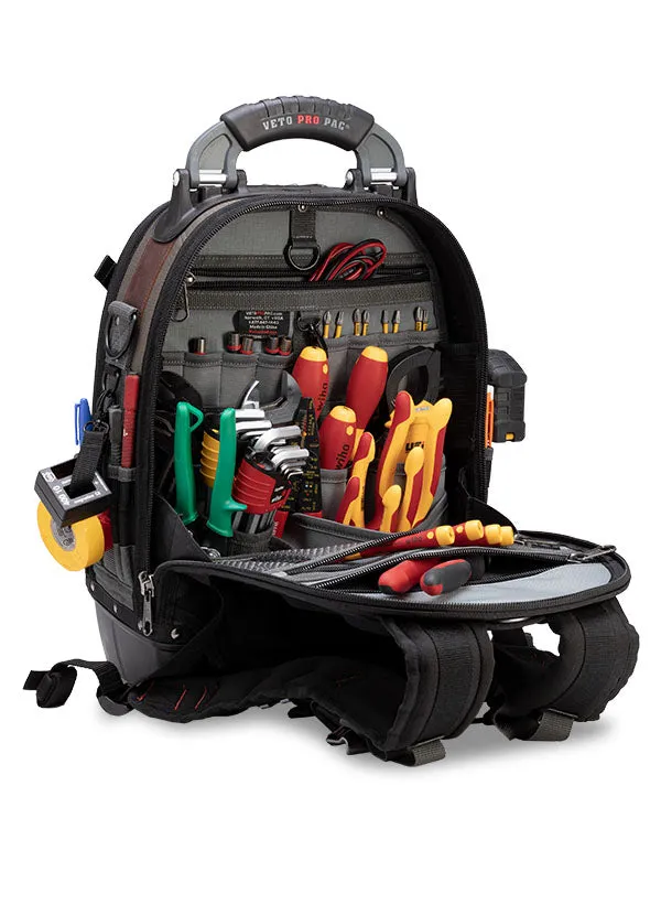 VETO Tech Pac Backpack Tool Bag VPP10070 The first backpack tool bag designed for professional service technicians.