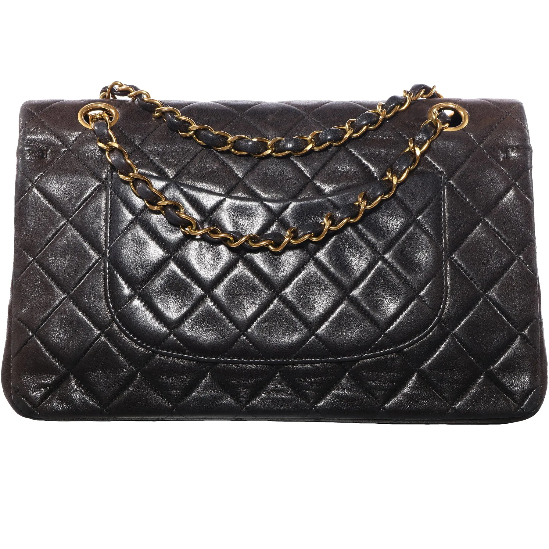 VTG CHANEL QUILTED LAMBSKIN 2.55 CLASSIC FLAP BAG