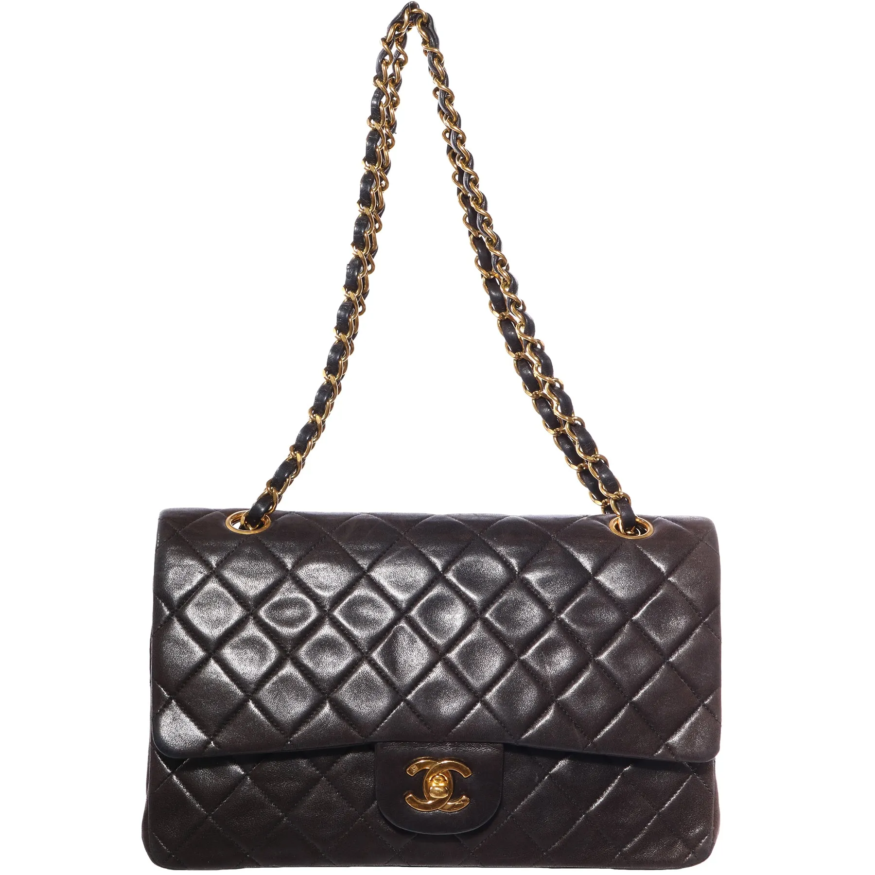 VTG CHANEL QUILTED LAMBSKIN 2.55 CLASSIC FLAP BAG