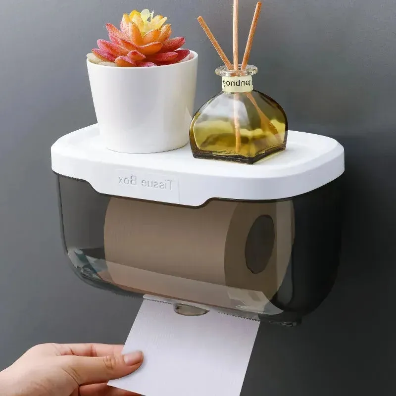 WALL MOUNTED TOILET PAPER HOLDER