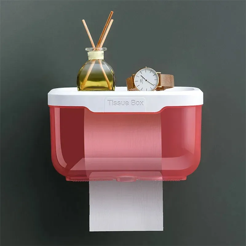 WALL MOUNTED TOILET PAPER HOLDER