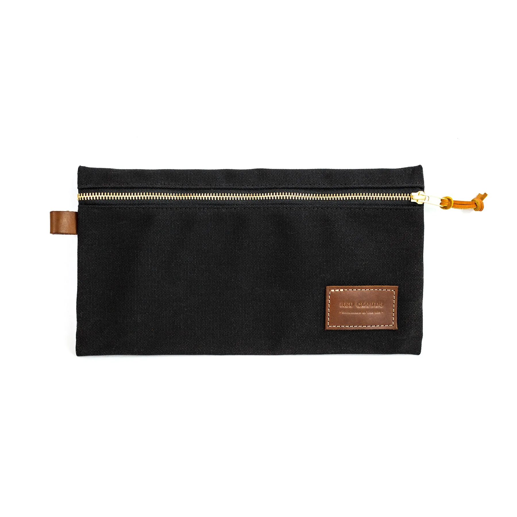 Waxed Canvas Tool Pouch - Black