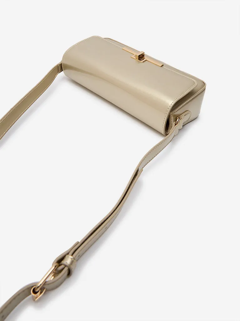 Westside Gold Faux-Leather Sling Bag