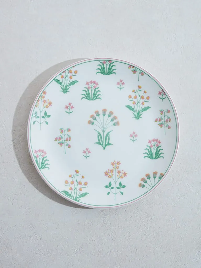 Westside Home Multicolour Floral Dinner Plate