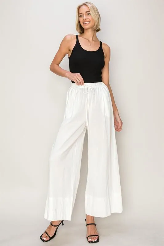 White Linen Pants