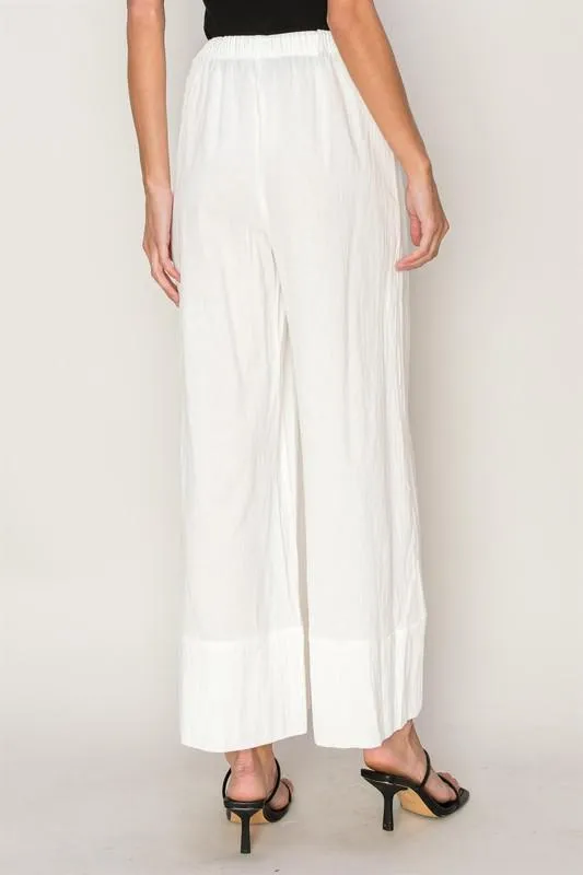 White Linen Pants