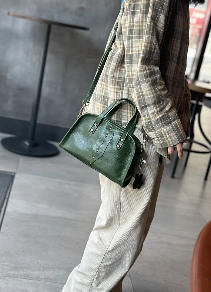 Womens Real Leather Crossbody Handbags Leather Shoulder Bag