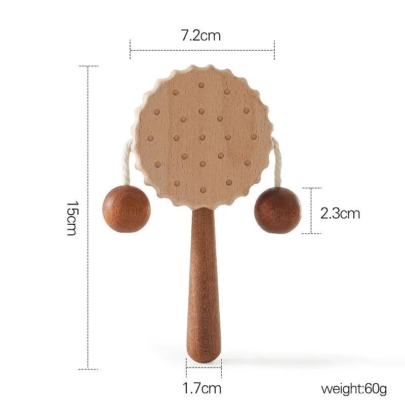 Wooden Montessori Rattle