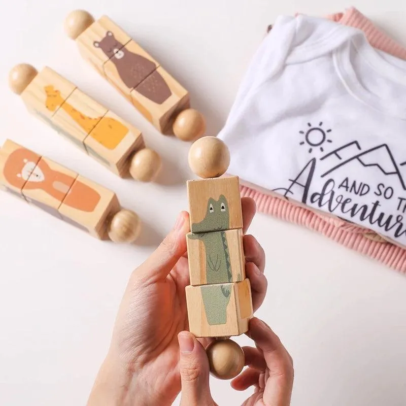 Wooden Montessori Rattle