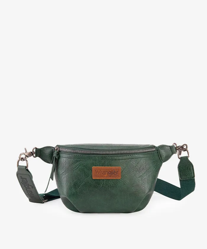 Wrangler Full Grain Leather Fanny Pack