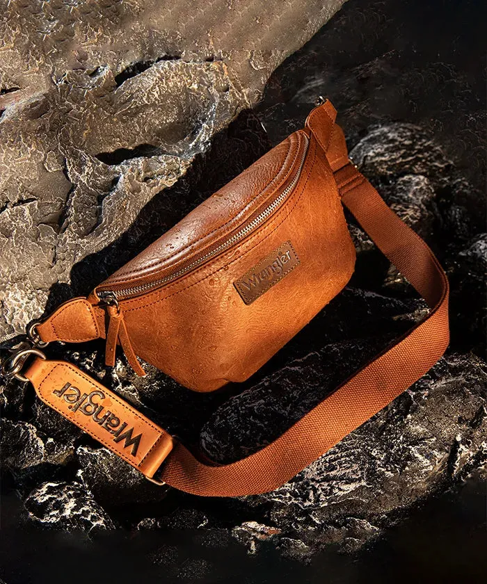 Wrangler Full Grain Leather Fanny Pack