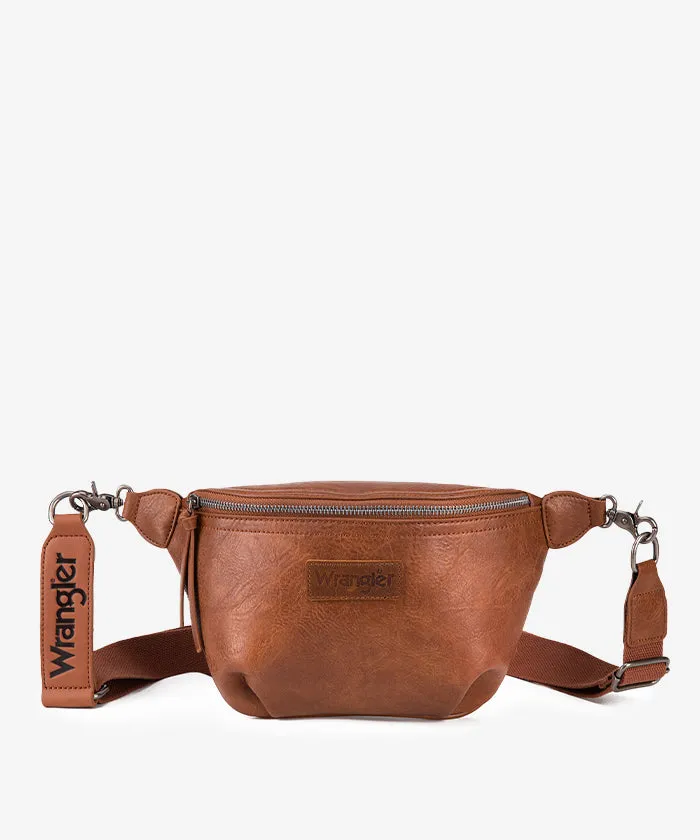 Wrangler Full Grain Leather Fanny Pack